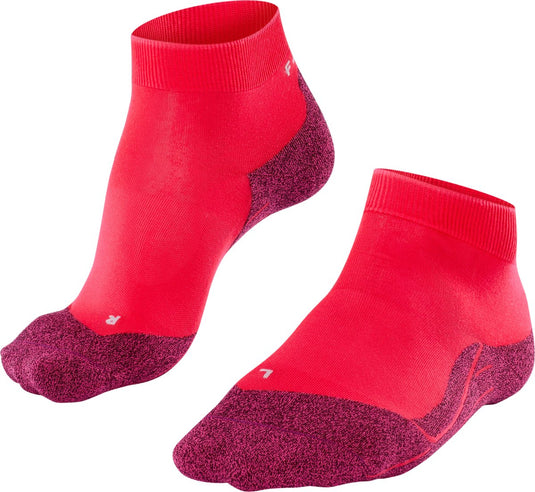 Falke ru4 light short anti-blaar lyocell functioneel materiaal hardloopsokken dames rood - maat 39-40
