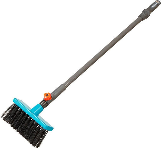 Gardena kinder bezem – tuingereedschap kinderen – verwisselbaar systeem – 78 cm steel – kunststof en staal – vanaf 3 jaar
