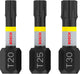 Bosch impact control serie - torx schroefbit set - t20, t25, t30 - 25mm