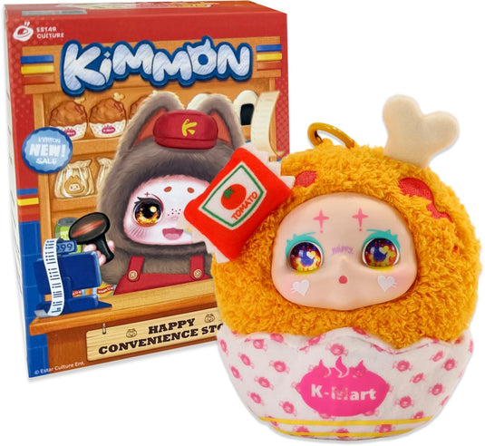Kimmon - 'happy convenience store' serie - blind box collectie - pluchen verzamelfiguren
