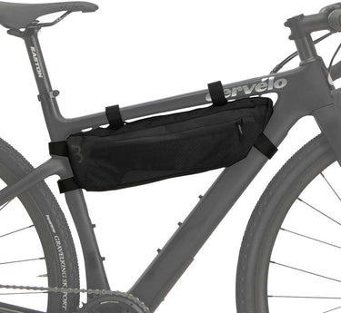 Bbb cycling frametas racefiets gravelbike 3 liter - waterbestendige bikepacking fietstas - verstelbaar - bikepacking tassen - middle mate small bsb-142