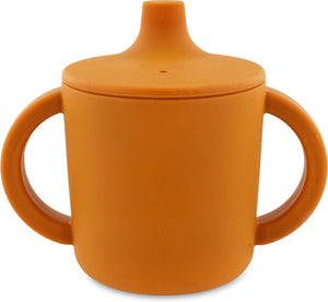 Trixie tuitbeker - mr. fox - drinkbeker voor baby - antilek beker - voor baby's vanaf 4 maanden - van siliconen - geschikt voor de vaatwasser