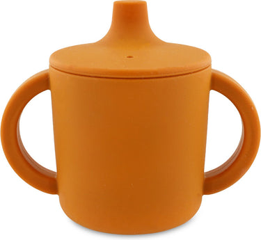 Trixie tuitbeker - mr. fox - drinkbeker voor baby - antilek beker - voor baby's vanaf 4 maanden - van siliconen - geschikt voor de vaatwasser