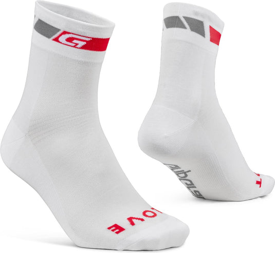 Gripgrab - classic regular cut zomer fietssokken 1 paar coolmax wielersport sokken - wit - unisex - maat xs (35-38)