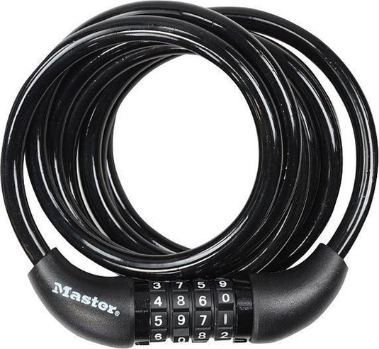 Masterlock kabelcijferslot 1,8m x 8mm 8221eurdpro