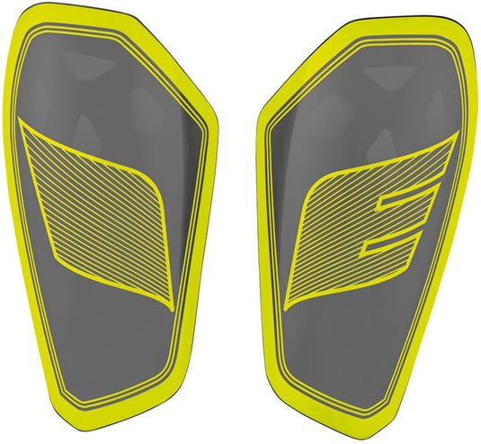 Erima flex guard scheenbeschermer - geel zwart | maat: s
