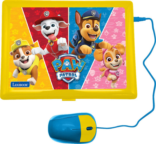 Lexibook paw patrol tweetalig pratende educatieve laptop met 170 activiteiten (85 in elke taal), groot scherm van 6,7 â€in het engels en duits