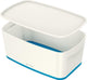 Leitz mybox® klein met deksel, opbergdoos - blauw wit