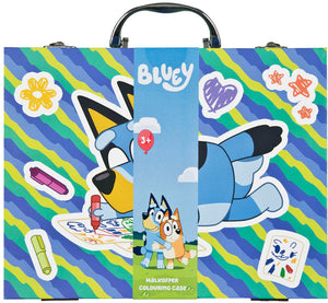 Undercover bluey kleurkoffer - creatieve tekenset voor kinderen.