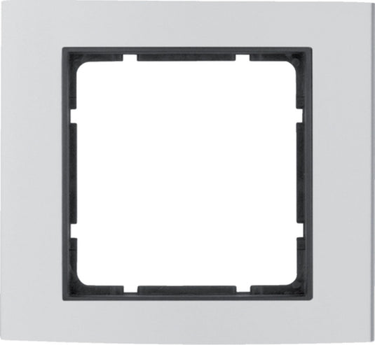Hager 10113004 - aluminium - anthracite - aluminium - matte - screwless - berker - 1 pc(s)