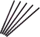 Q-connect bindrug 8mm 21 rings 100 stuks zwart