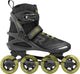 Roces warp thread tif 84 skeelers unisex – 4x84mm wielen – fitness inline skates – zwart groen – maat 40