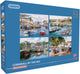 Gibsons legpuzzel cornwall by the sea 4x500 stukjes karton.
