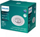Philips led philips sparkle inbouwspot - 1-lichts - wit