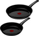 Tefal renew black on - keramische koekenpannenset - ø24 ø28 cm - pfas-vrij - geschikt voor inductie