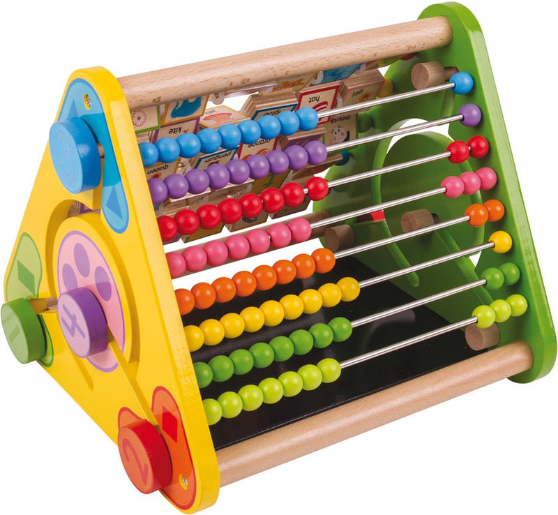 Load image into Gallery viewer, Bigjigs speelgoed telraam met letters en krijtbord - green toys
