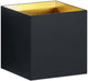 Trio louis - wandlamp - zwart mat - incl. 1x smd 4,3 w -