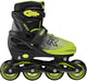 Roces jokey x verstelbare skeelers jongens – inline skates – meegroei skates – zwart groen – maat 26-29
