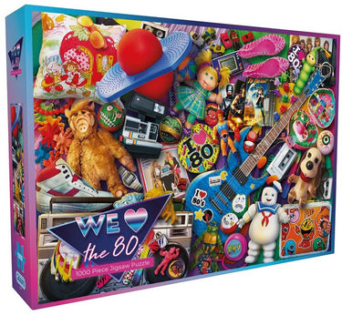Gibsons - we love the 80s (door eduard) - 1000 stukjes 68×49cm (b×h) - legpuzzel voor volwassenen