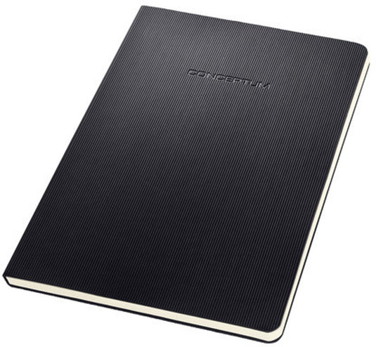 Sigel schrijfblok - conceptum - a4 - softcover - geruit - zwart - si-co802
