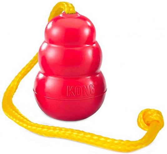 Kong classic rope rood - hondenspeelgoed - medium