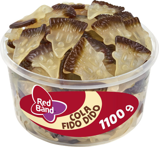 Red band cola fido dido - snoep - klassieke colasmaak - silo 100 st
