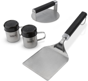 Weber smashed burger set