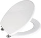 Wenko wc bril prima - wit mdf - fsc hout - rvs scharnieren - toiletbril - toiletzitting - wit