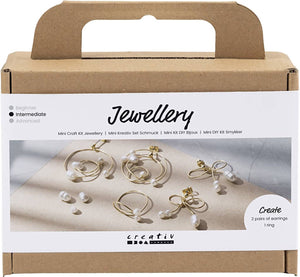 Creativ company cc mini hobbyset sieraden oorbellen van metaaldraad