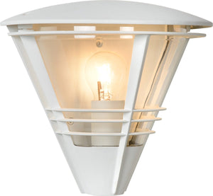 Lucide livia - wandlamp binnen buiten - 1xe27 - ip44 - wit