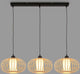 Briloner - rotti - hanglamp, 120 cm, 3x e27, max. 10w, houtkleurig