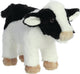 Aurora knuffeldier koe - pluche knuffel - zwart wit - 26 cm - knuffeldieren - boerderij dieren