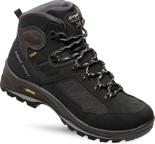 Grisport everest mid unisex wandelschoenen - black