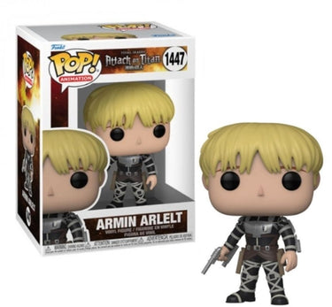 Funko pop animation: attack on titan - armin arlelt - pop #1447