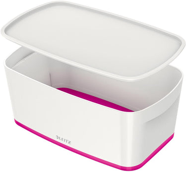 Leitz mybox® opbergdoos - met deksel - roze wit