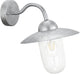 Eglo milton wandlamp buiten - e27 - 31 cm - grijs