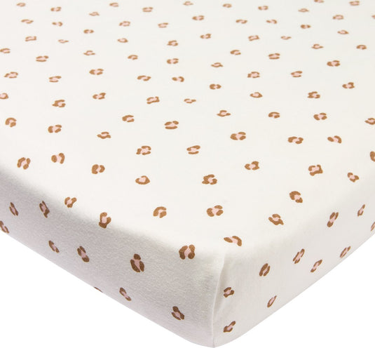 Meyco baby mini panther hoeslaken boxmatras - soft pink - 75x95cm