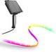 Calex vista solar ledstrip - 3 m - gekleurd warm wit licht - oplaadbaar met zonne-energie usb-c - waterdicht - met afstandsbediening