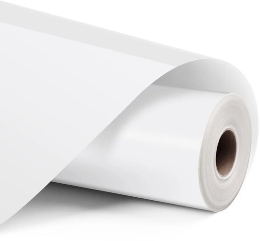 Loklik strijkvinyl - warmte-overdrachtsvinyl - personaliseer kleding en textiel - heat transfer vinyl basic 12 m - wit - 30.5 x 1200 cm