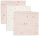 Jollein hydrofiel monddoekje - 31x31cm - pretty picnic - 3 stuks