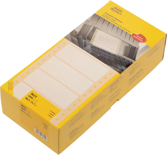 Avery witte computeretiketten formaat 889 x 357 mm (b x h) 4000 stuks