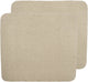 Meyco baby uni aankleedkussenhoes - 2-pack - badstof - sand - 85x75cm