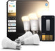 Philips hue slimme led a60 lamp, warm wit licht, e27 fitting, 3-pack