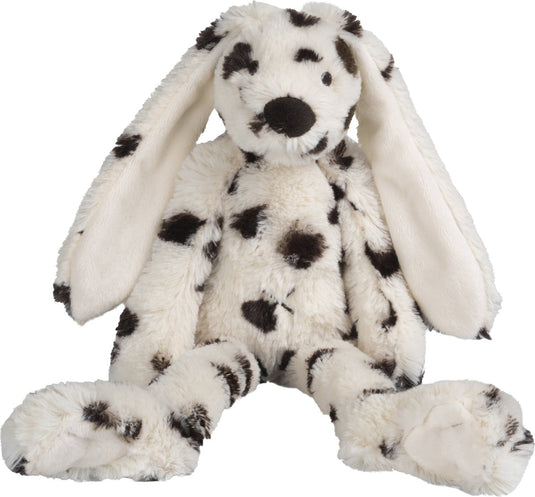 Happy horse konijn richie knuffel 28cm - special (wit zwart) - baby knuffel