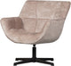 Woood wibo draaifauteuil - chenille - taupe - 94x71x83