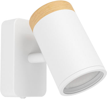 Eglo consuma spot - badkamer - gu10 - 11 cm - wit bruin
