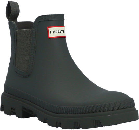 Hunter unisex downpour chelsea dark olive - maat 39
