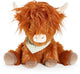 Bunnies by the bay knuffel hamish de hooglandse koe – 25 cm – pluche knuffel met geborduurde details – veilig voor alle leeftijden
