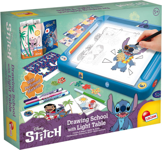 Lisciani stitch drawing school with lighting table
