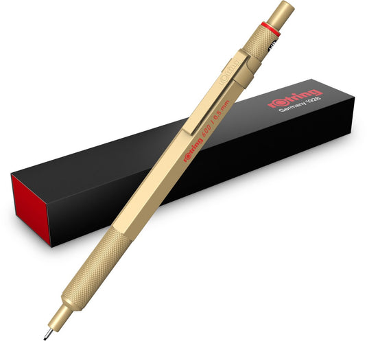 Rotring 600 metallic vulpotlood, 0,5 mm, goud